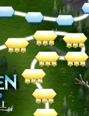 Disney Frozen Free Fall Games screenshot 1