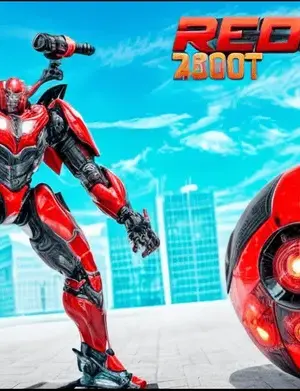 Red Ball Robot Car: Robot Game screenshot 3