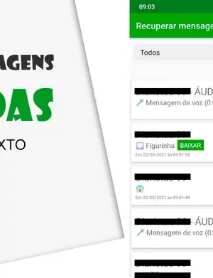 Mensagens apagadas screenshot 3