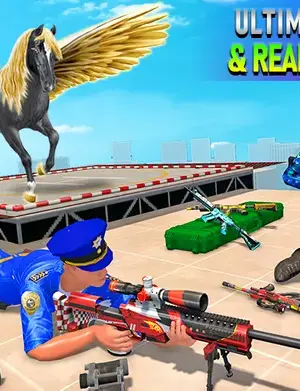 US Police Horse Crime Shooting screenshot 5